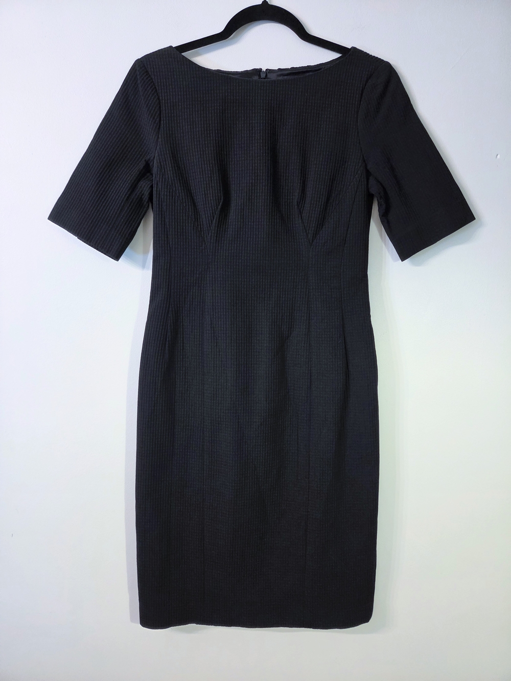 Brooks Brothers Black Midi Sheath Dress